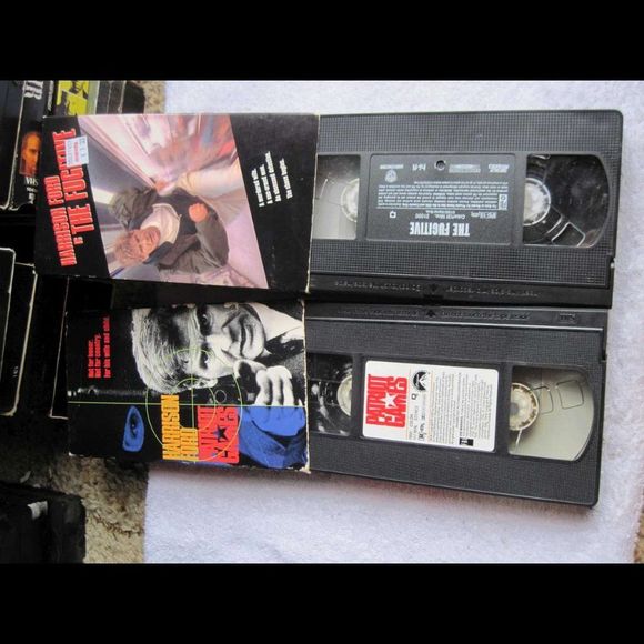 Harrison Ford Patriot Games The Fugitive Action VHS Cassette Tape Bundle for $2 - Picture 3 of 3